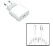 Cargador Base Type-C Fastcharge Carregamento Tecnologia para iPhone 15 Pro Max ACCETEL Blanco