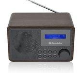 Vintage Digital Dab/ Dab+/ Fm Radio portátil ROADSTAR Hra-700D+/Wd Madeira