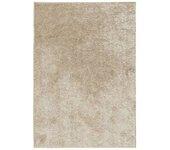 ISTAN Alfombra larga brillante efecto beige 120x170 cm