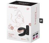 Estimulador SATISFYER Double Love Casais Luxury Negro