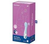 Satisfyer Air Bomba Vibrador 5+ Vibrador Punto G Inflable Azul 1un