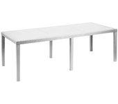 Mesa resina queen blanca 220x90 cm