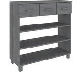 Mesa consola VIDAXL Gris Madera (90x35x90 cm )