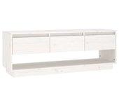 Mueble de TV VIDAXL Blanco Madera (110.5x34x40 cm)