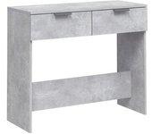 Mesa de Madera multicapa Hormigón gris 90x36x75cm