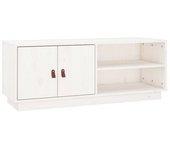 Mueble De Tv VIDAXL Blanco Madera (105x34x40 cm )