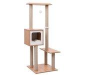 Árbol para Gatos con Rack Alfombra de Sisal 129 cm