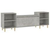 Mueble De Tv VIDAXL Gris Madera contrachapada (160x35x55 )