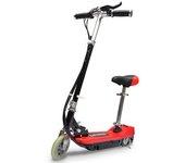 Patinete Eléctrico Con Asiento Rojo 120 W Vidaxl