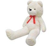 Oso De Peluche Grande Xxl Blanco 135 Cm Vidaxl