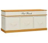 Banco baul VIDAXL Blanco Madera