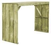 Mesa Jardin VIDAXL Verde Madera (170x60x110 cm)