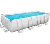 Piscina desmontable tubular bestway power steel 488x244x122 cm depuradora de cartucho de 3.028 l/h