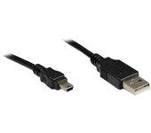 Cable USB ALCASA (USB - 1 m - Negro)