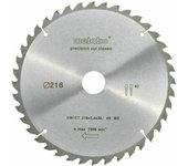 Hoja hw/ct 216x30, 40 wz 5 para sierra circular