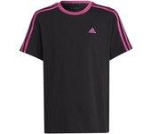 Camiseta adidas essentials cotton negro niña