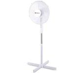 Ventilador De Pie Alpina 42W 3 Velocidades Oscilante Blanco 105-128X40 Cm