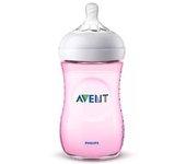 Avent Natural Biberon 260 ml Rosa