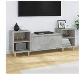 Mueble De Tv VIDAXL Gris Madera contrachapada (160x35x55 )