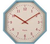 Reloj de pared octágono azul 30 cm