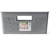 Cesta bohol gris antracita 38.5x16 cm