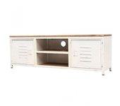 Mueble TV 120x30x40 cm Blanco