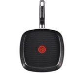 Sartén grill Tefal Essential Chef de France (26cm) Lavavajillas Apto para horno Sin PFOA Rojo