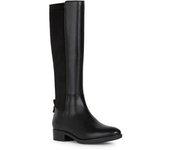 Geox Botas de becerro de cuero D Felicity D para mujer/señoras 4 UK negro