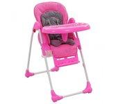 Silla infantil Jelly rosa y gris