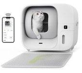 Arenero Gatos Autolimpiable Con App Control Blanco 60l Furbulous Fb001