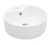 vidaXL Lavabo con rebosadero 36x13 cm cerámica blanco