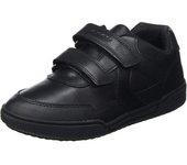 Zapatos escolares Geox Poseido de piel para niño 11 UK negro