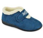 Zapatillas bordadas para mujer / mujer UK 7 azul denim