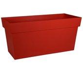 Jardinière muret toscane 79 x 36 x 39 cm - rouge rubis - eda