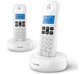 Teléfono Dect Philips D1612W Duo