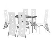 Set Comedor 7 Piezas Blanco