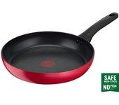 Sartén Antiadherente De Titanio De Inducción Tefal Excellence (20 ~ 30cm) Lavavajillas Apto para horno Sin PFOA Rojo