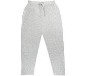 Pantalones de estar por casa de pierna recta lisos para hombre XXL gris