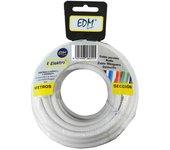 Cable EDM 2 x 0,75 mm Blanco 25 m