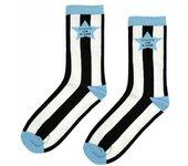 Calcetines unisex para adultos United We Stand Star 8 UK-11 UK blanco/negro