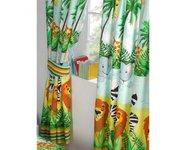 Cortinas forradas Jungle-Tastic (Paquete de 2) 138cm x negro