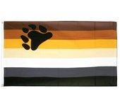 Bear Polyester Pride Flag