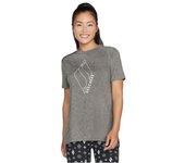 Camiseta SKECHERS Mujer (Algodón - Gris - S)