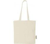 Bolso Tote Madras De Algodón Reciclado 7L One Size natural