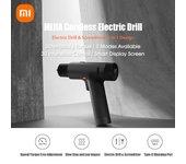 Xiaomi MIJIA Kit de taladro eléctrico inalámbrico Destornillador/Taladro eléctrico Diseño 2 en 1 con 3 modos/30