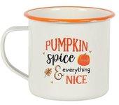 Taza esmaltada con especias de calabaza One Size