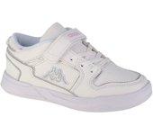 Kappa Lineup Low GC K 260963K-1017, para Niñas, Sneakers, blanco