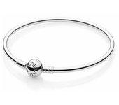 Pulsera Pandora Moments de plata esterlina con dijes 590713-21 para mujer plata