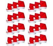 Sombreros de Santa Claus 24 PCs