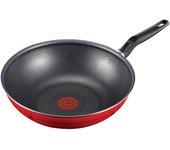 Sartén Wok Essential Chef de France de Tefal (28cm) Lavavajillas Apto para horno Sin PFOA Rojo